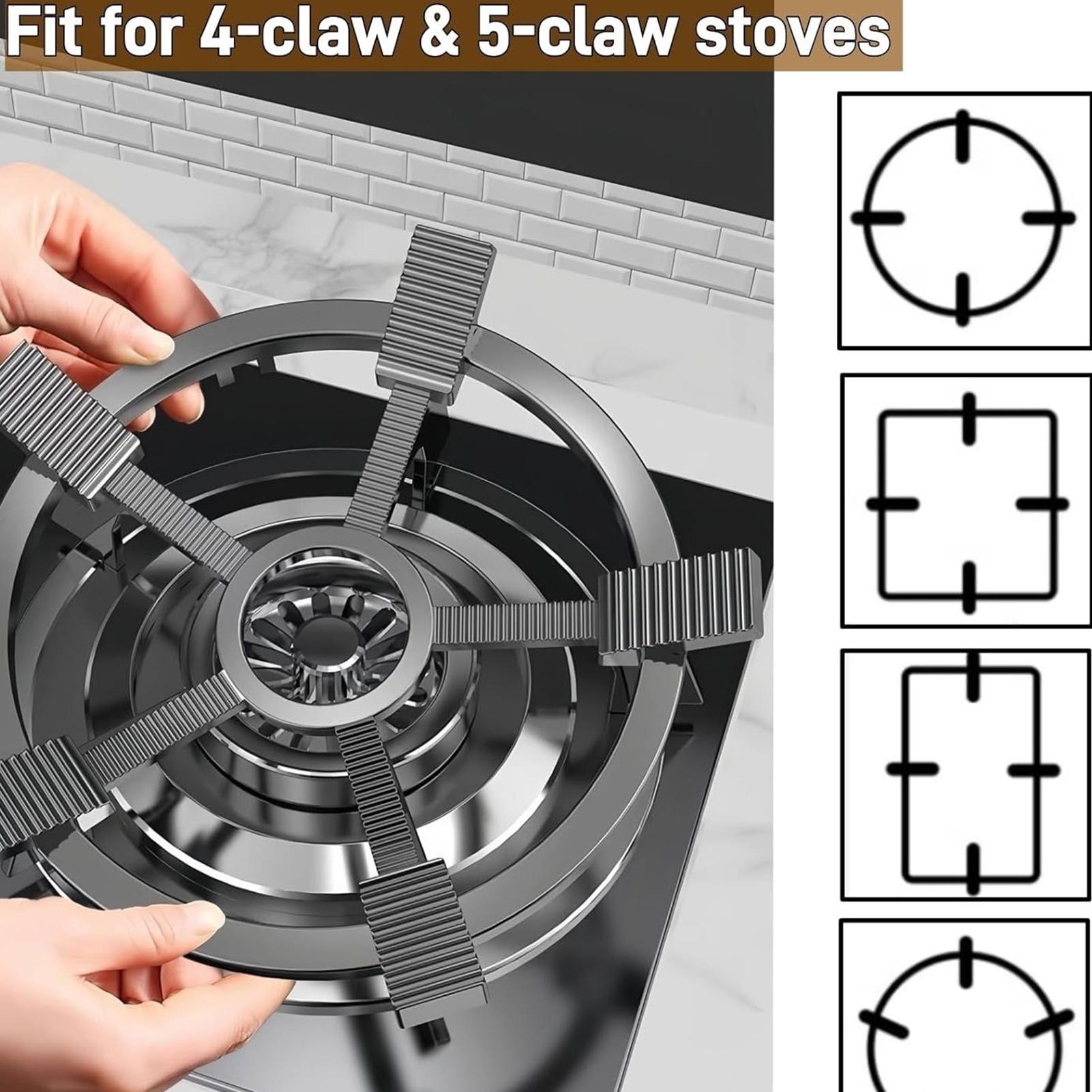Camping Cooking Ring - Stove Ring Stove Rack With Non