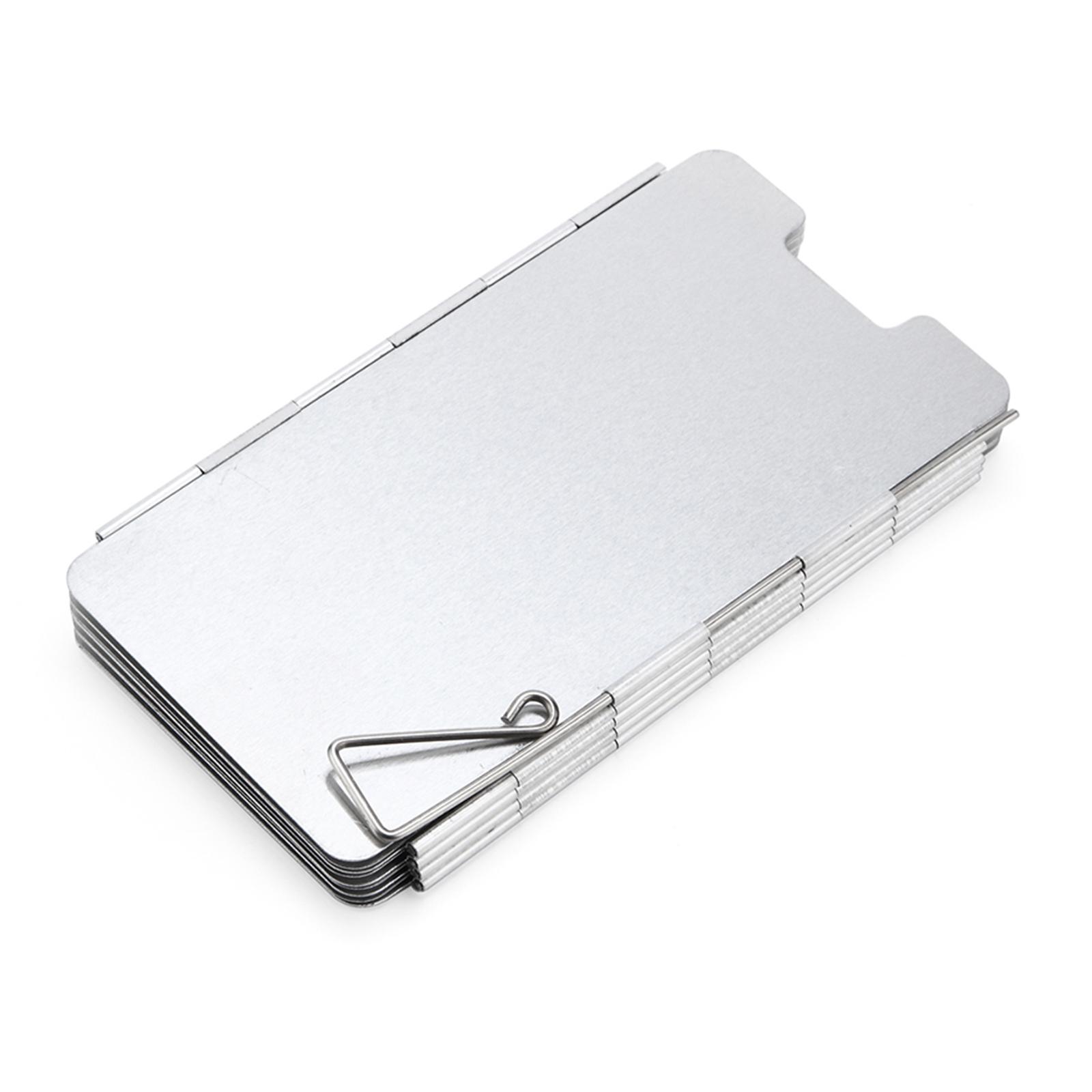 Camping Cooking No Gas - Foldable Gas Stove Wind Shield Camping