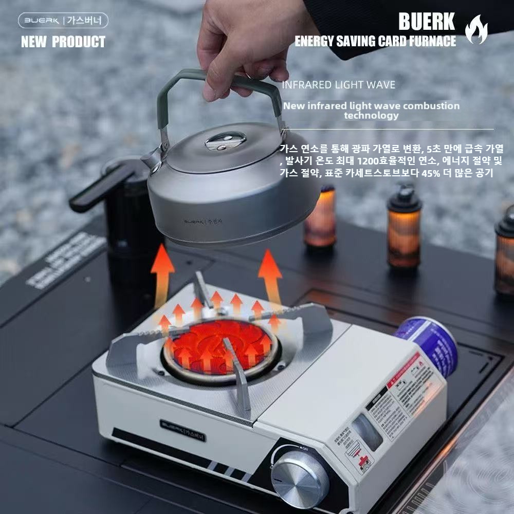 Camping Cooking No Gas - BUERK 4000W Infrared Stove Portable High-Power