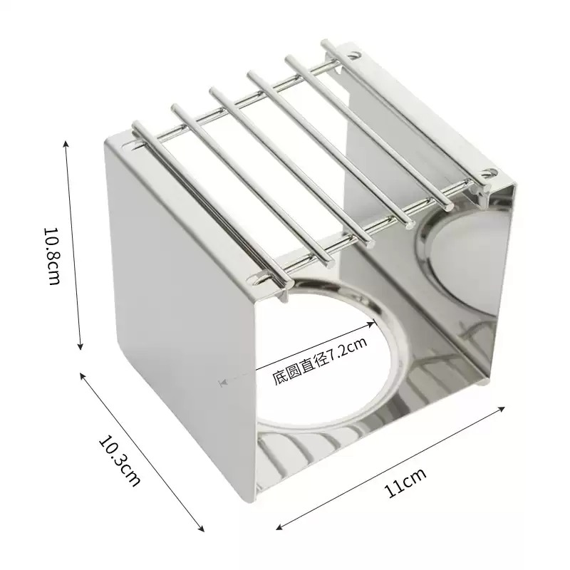 Camping Outdoor Cooking Equipment - Stainless Steel Square Coffee Stove Stand