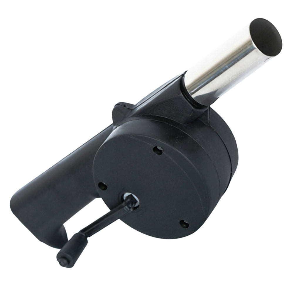 Camping Outdoor Cooking Equipment - Black Hand Crank Manual Blower Bbq