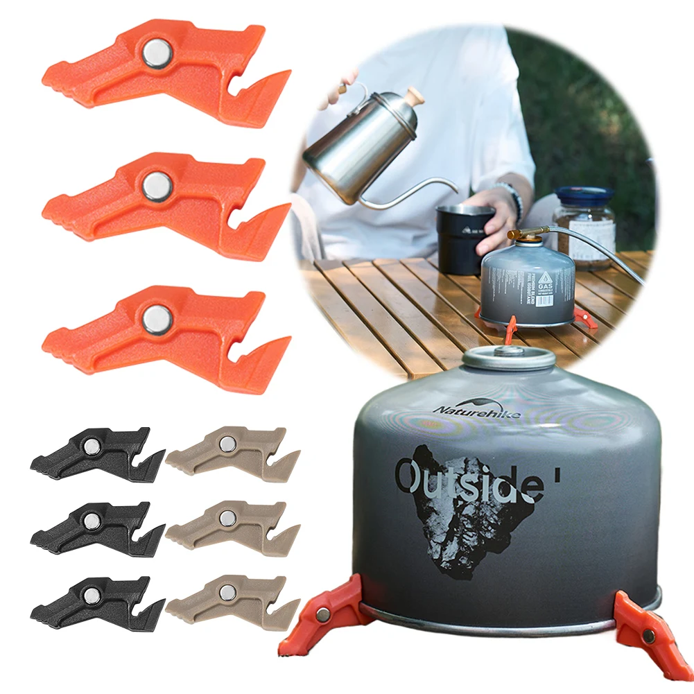 Camping Cooking No Gas - Magnetic Tripod Gas Tank Bracket Multifunctional