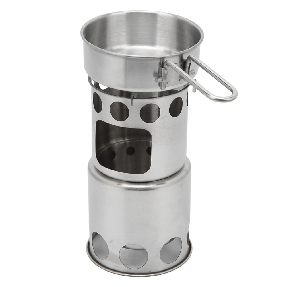 Stainless Steel Camping Cookwa - Camping Cooking Pot With Lid 评论和价格