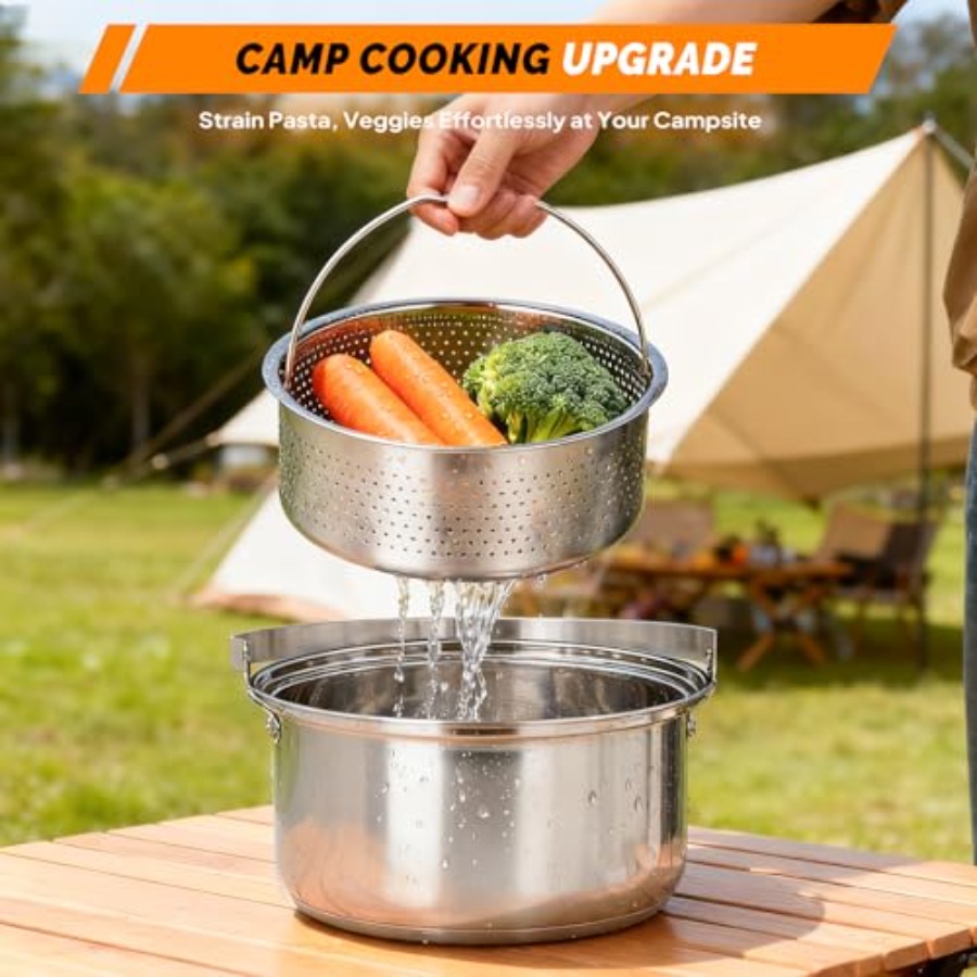 Camping Cookware Set, Lightwei - Nesting Camping Cooking Set 评论和价格