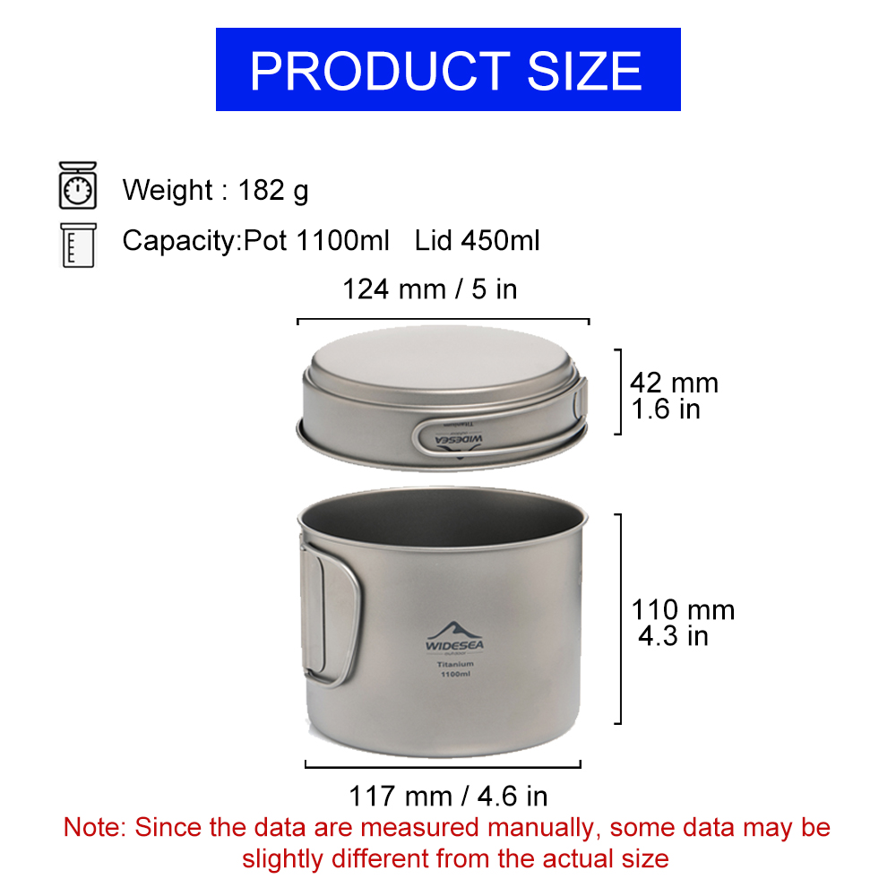 Widesea Ultralight Titanium Ca - Camping Outdoor Cooking Equipment 评论和价格