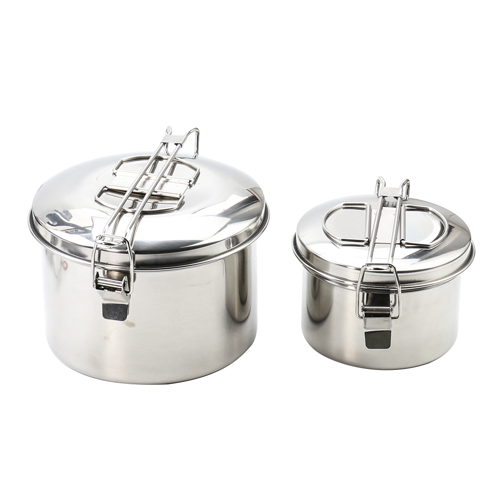 Stainless Steel Camping Hangin - Camping Cooking Pot With Lid 评论和价格