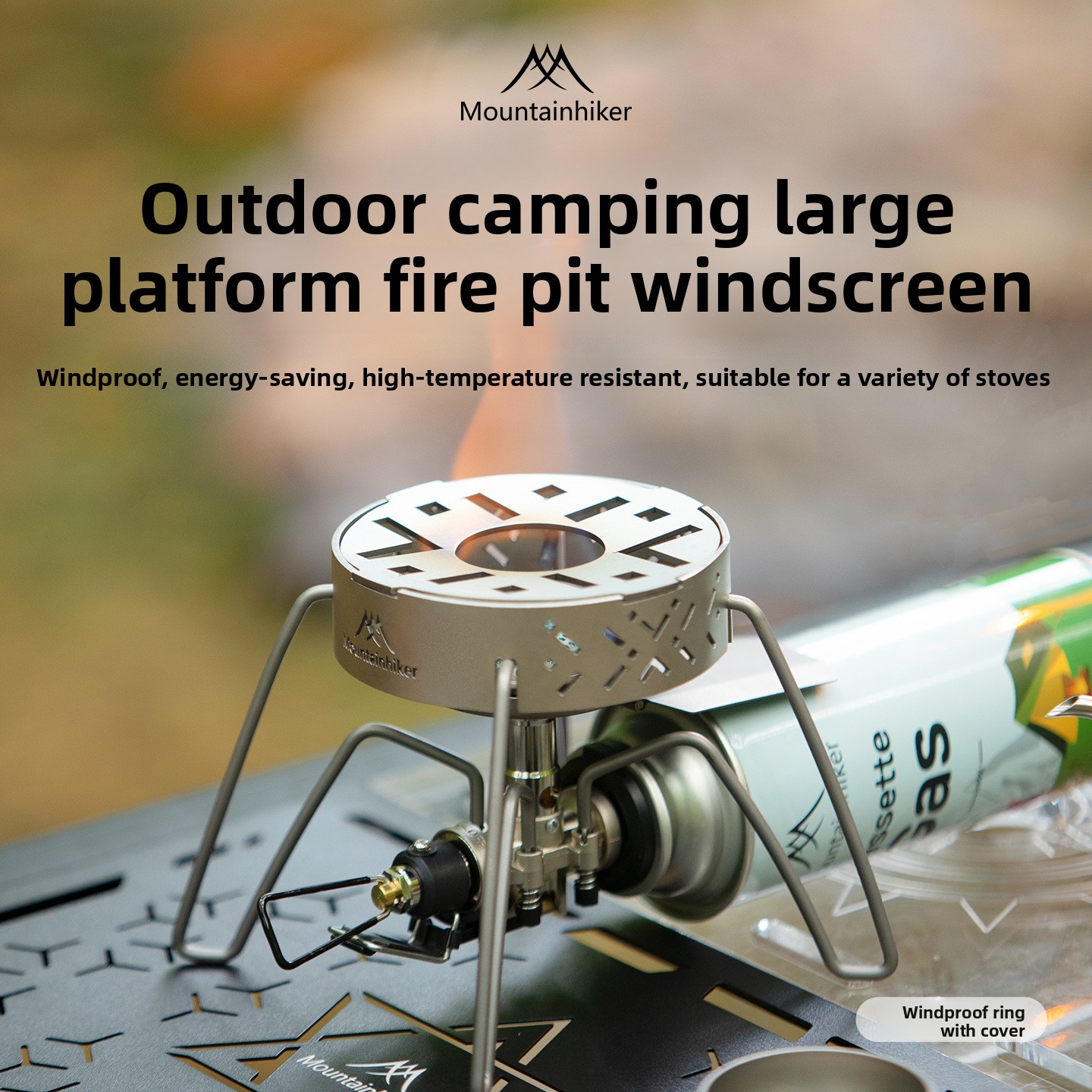 MOUNTAINHIKER Outdoor Windshie - Camping Cooking Ring 评论和价格