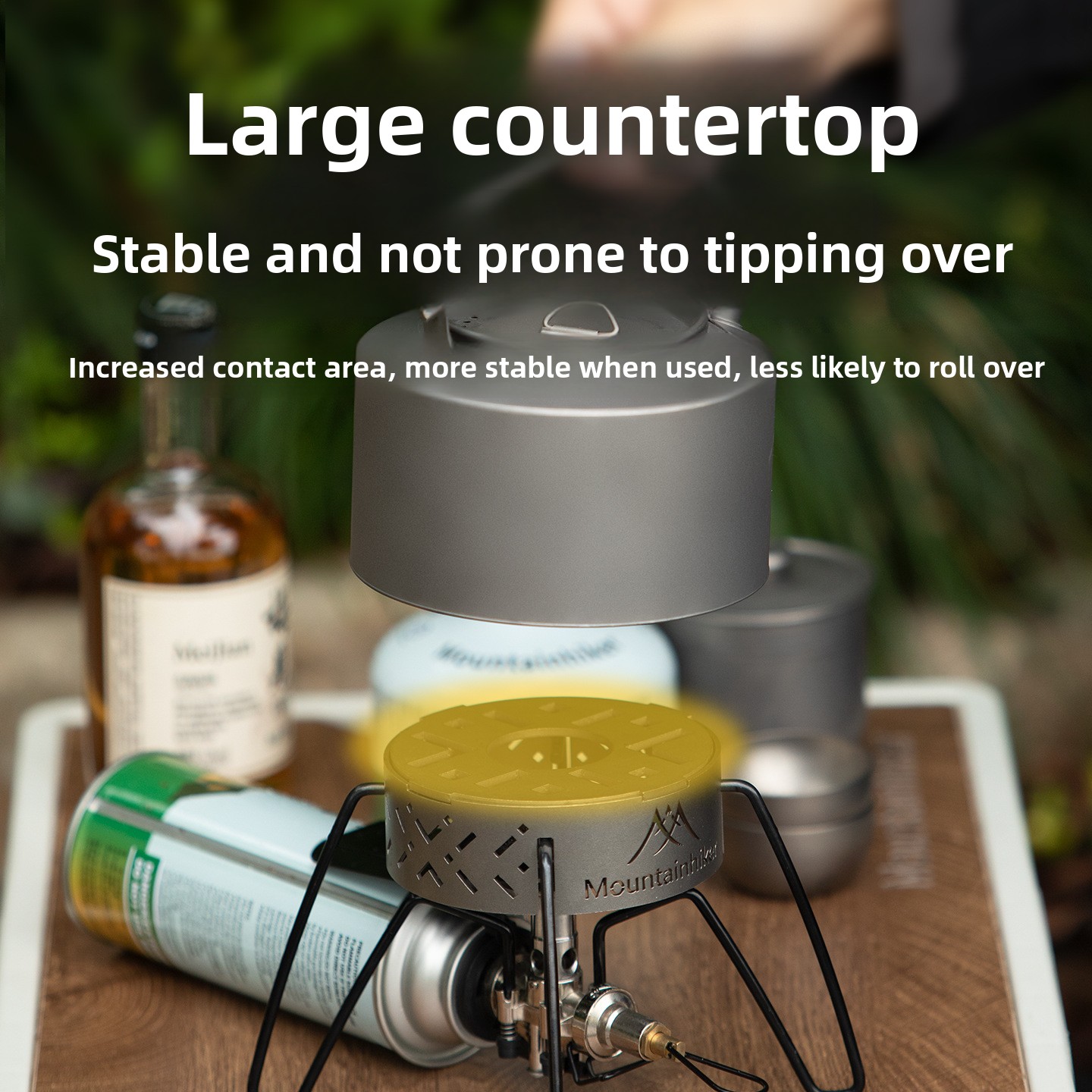 MOUNTAINHIKER Outdoor Windshie - Camping Cooking Ring 评论和价格
