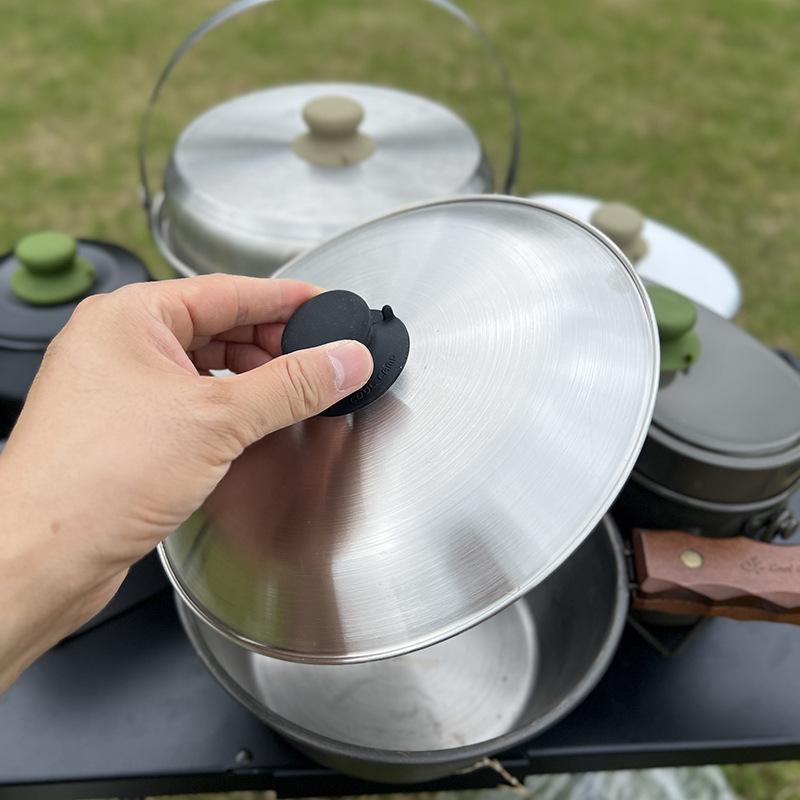 1PC Silicone Pot Lid Knob 4.9c - Camping Cooking Pot With Lid 评论和价格