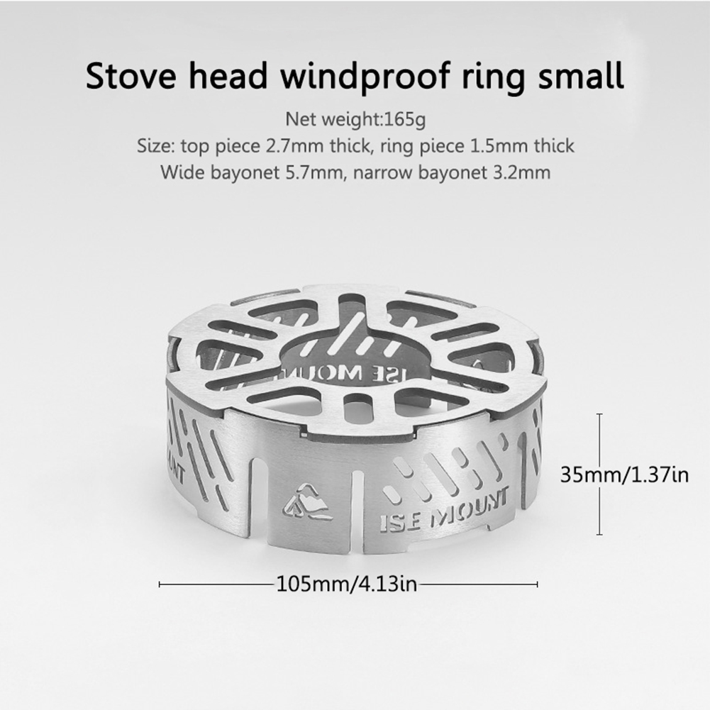 Outdoor Stove Windshield Porta - Camping Cooking Ring 评论和价格