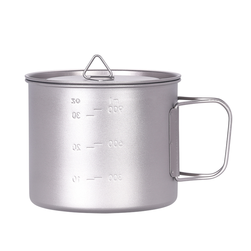Tiartisan Titanium 1.1L Campin - Camping Cooking Pot With Lid 评论和价格