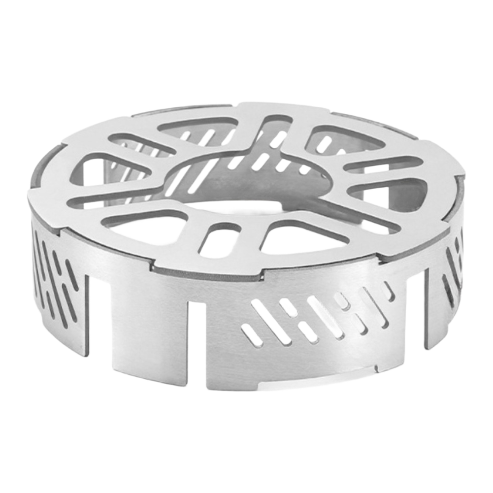 Stainless Steel Windproof Ring - Camping Cooking Ring 评论和价格