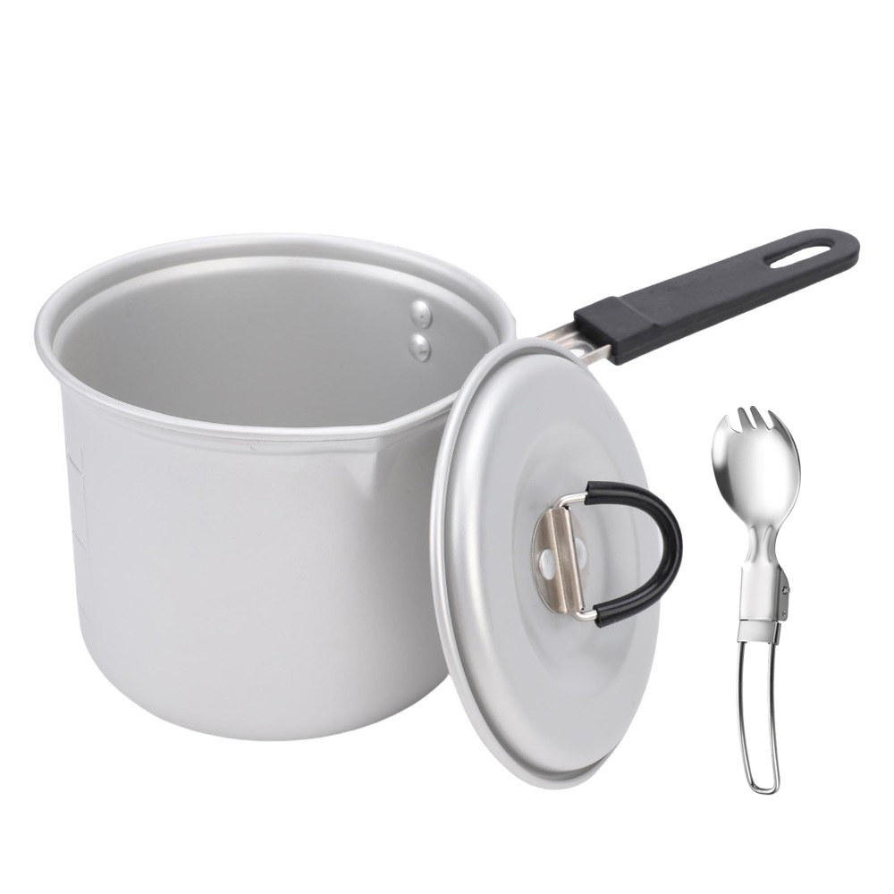 Camping Cooking Pot, 770ml Por - Camping Cooking Pot With Lid 评论和价格