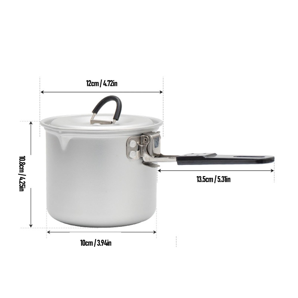 Camping Cooking Pot, 770ml Por - Camping Cooking Pot With Lid 评论和价格