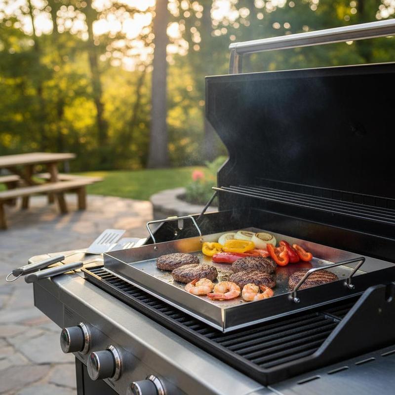 Universal Flat Top Griddle 18x - Camping Outdoor Cooking Equipment 评论和价格