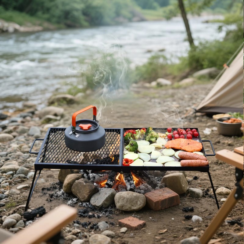 Portable Outdoor Camping Cooki - Camping Cooking Over Fire 评论和价格