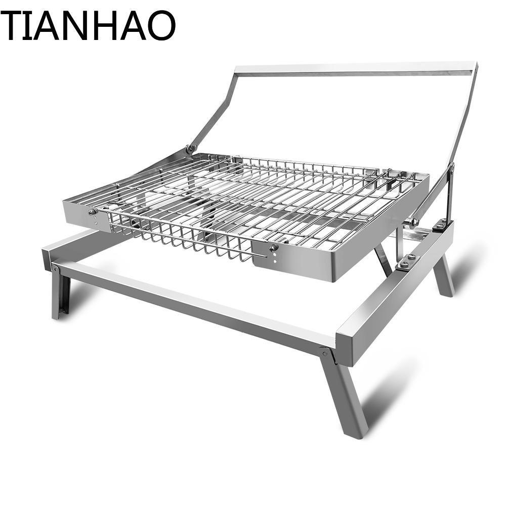 Tabletop Outdoor Folding Porta - Camping Cooking Over Fire 评论和价格