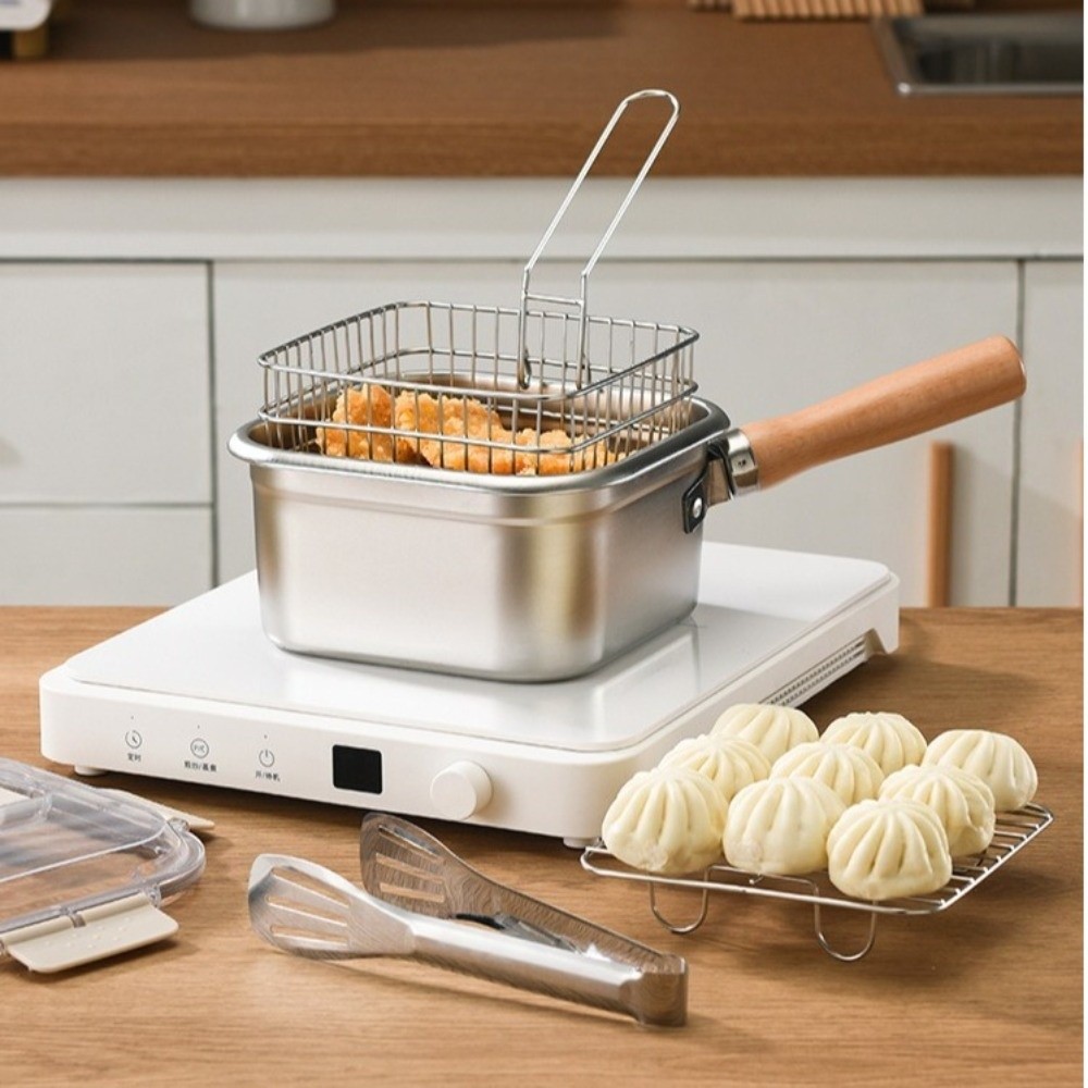 Portable Stainless Steel Fryin - Camping Cooking Basket 评论和价格