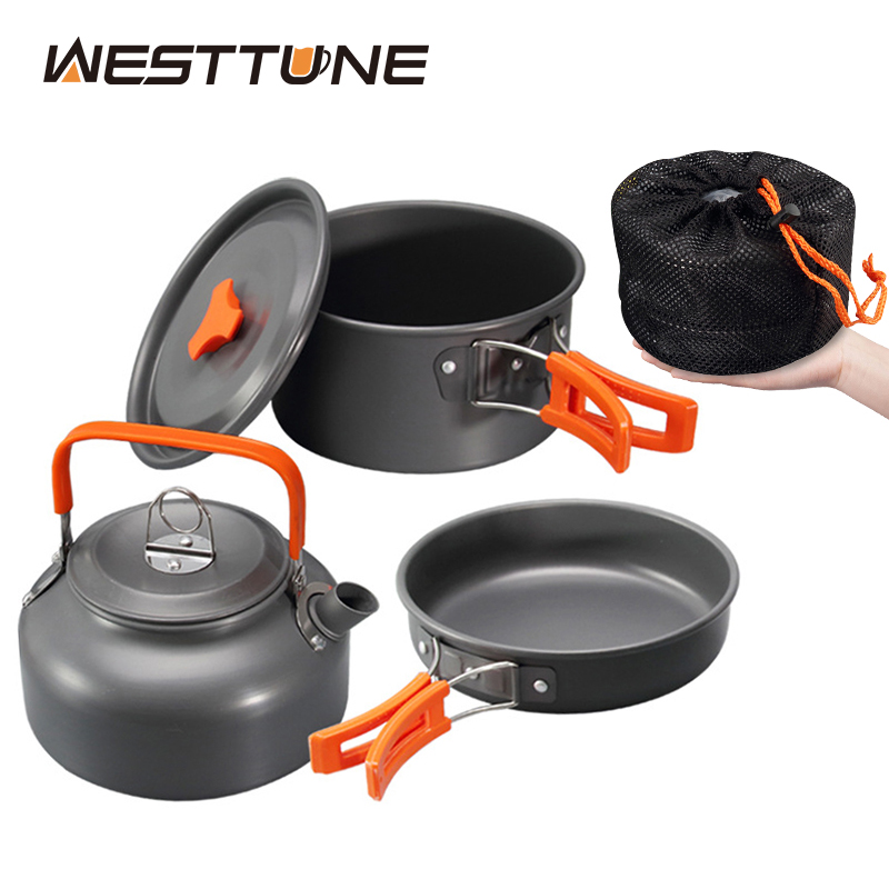 WESTTUNE Camping Cookware Kit  - Camping Outdoor Cooking Equipment 评论和价格
