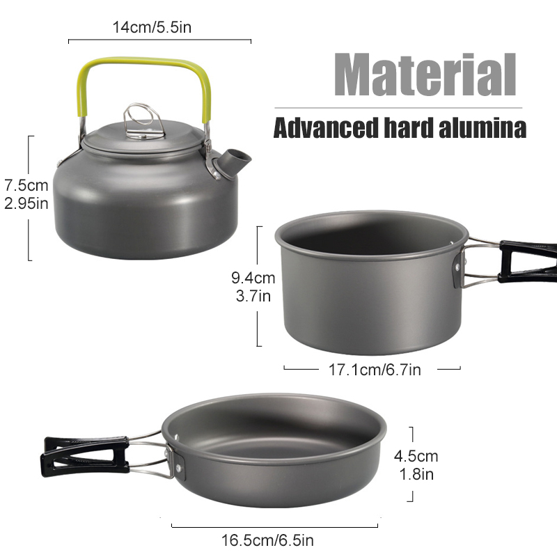 WESTTUNE Camping Cookware Kit  - Camping Outdoor Cooking Equipment 评论和价格