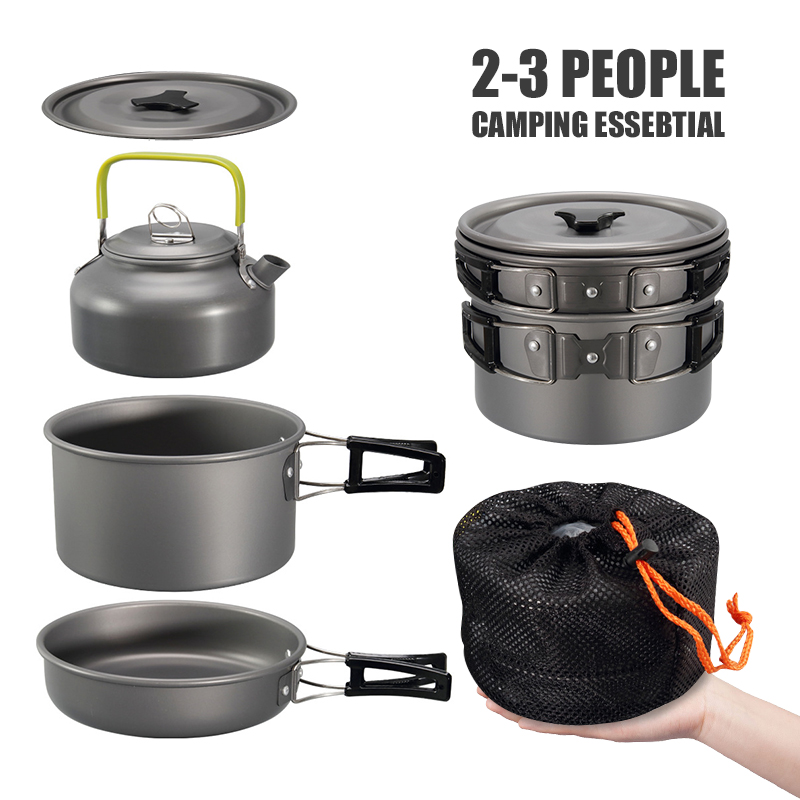 WESTTUNE Camping Cookware Kit  - Camping Outdoor Cooking Equipment 评论和价格