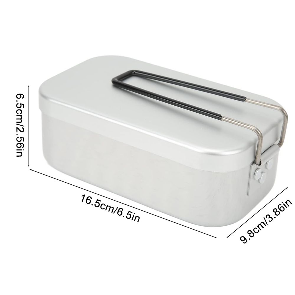 800ML Aluminum Lunch Boxes Out - Camping Outdoor Cooking Equipment 评论和价格