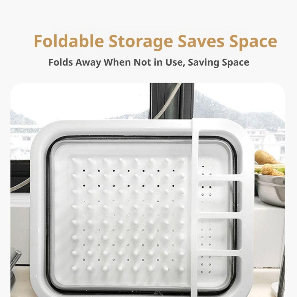Foldable Dish Drainer Bowl Rac - Camping Cooking Organizer 评论和价格