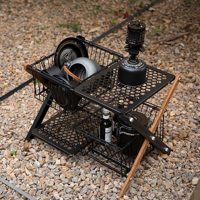 Portable Folding Camping Table - Camping Cooking Basket 评论和价格
