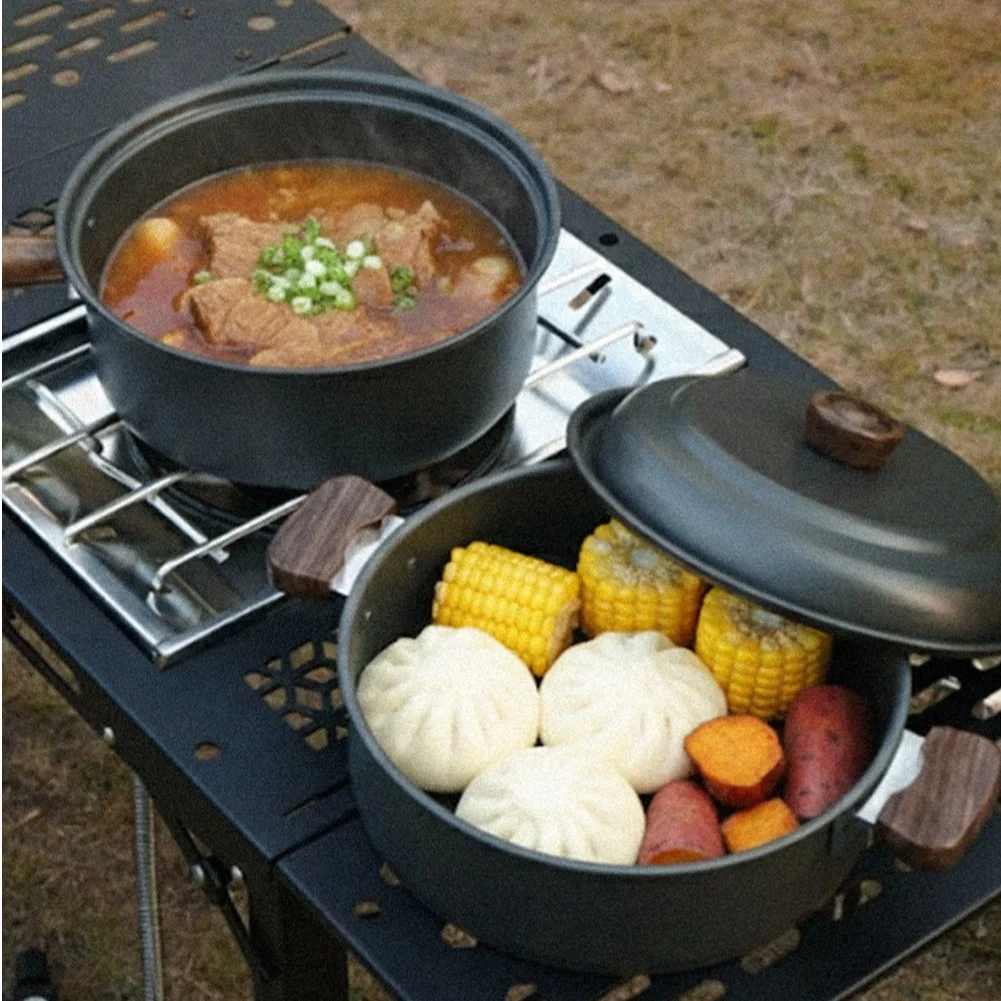 3L Camping Cooking Pot Set Alu - Camping Cooking Pot With Lid 评论和价格