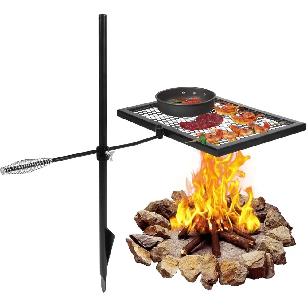 %a Swivel Campfire Grill Heavy - Camping Cooking Over Fire 评论和价格