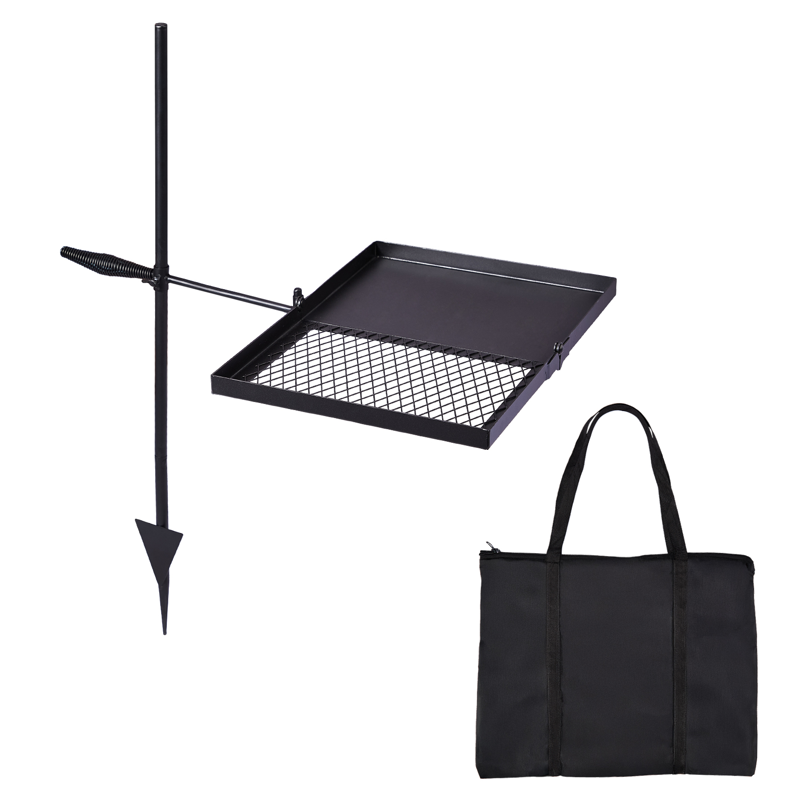 Folding Swivel Campfire Grill, - Camping Cooking Over Fire 评论和价格