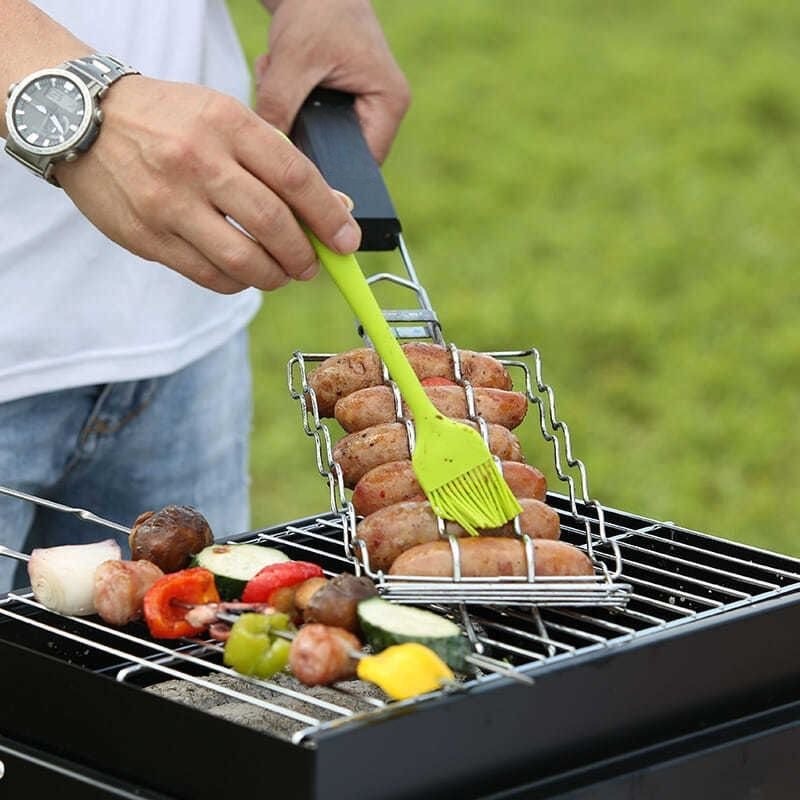 Portable Camping BBQ Grill Com - Camping Outdoor Cooking Equipment 评论和价格