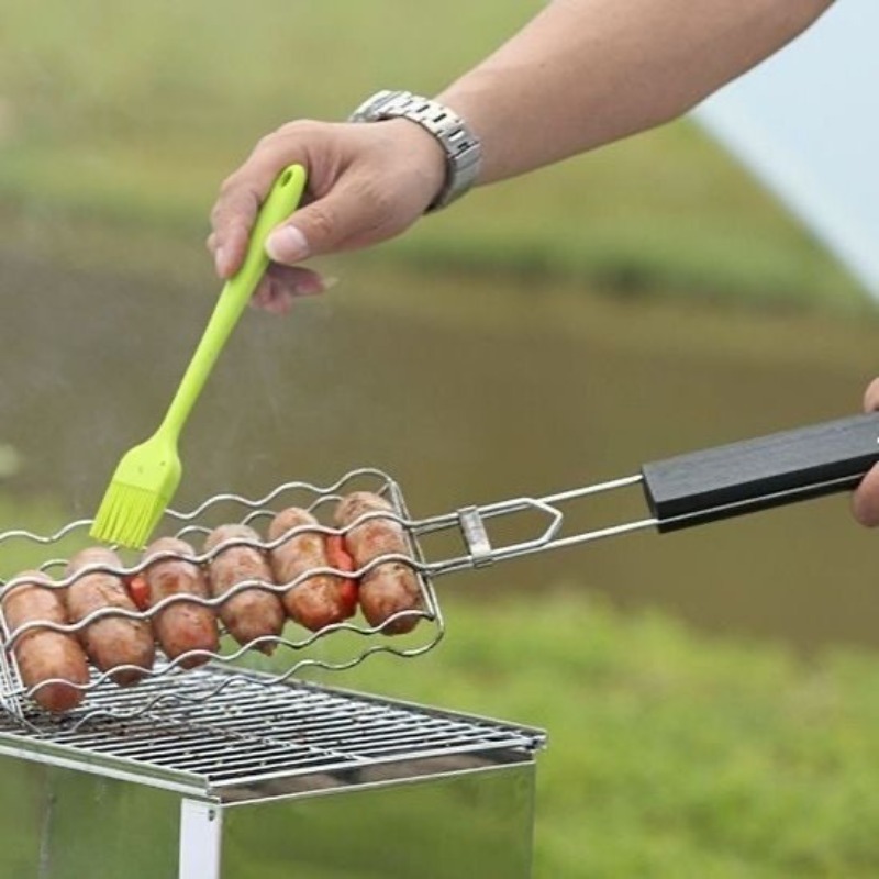 Portable Camping BBQ Grill Com - Camping Outdoor Cooking Equipment 评论和价格