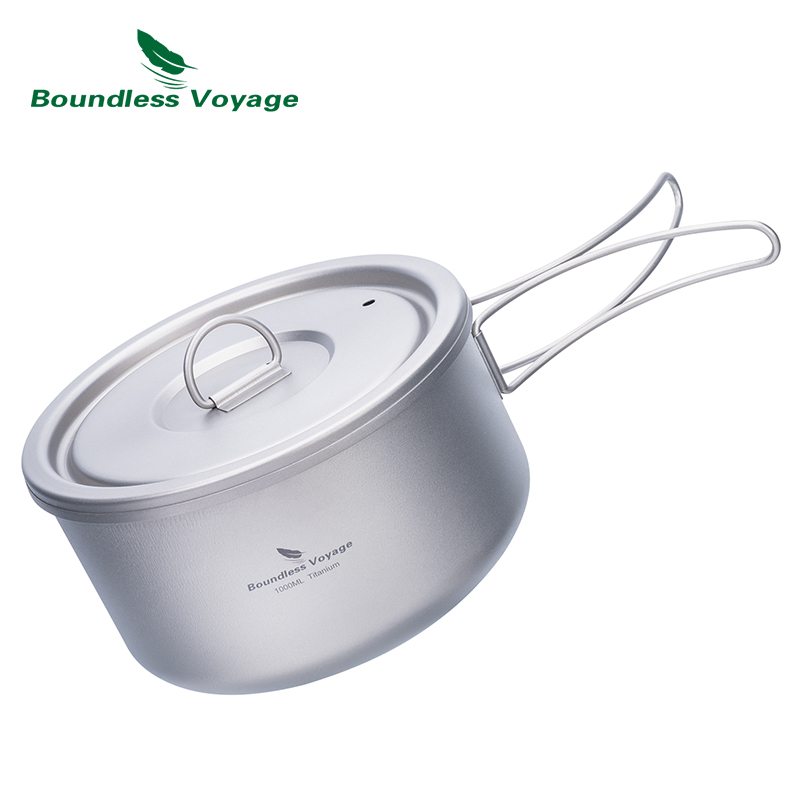 Boundless Voyage Titanium Camp - Camping Cooking Pot With Lid 评论和价格