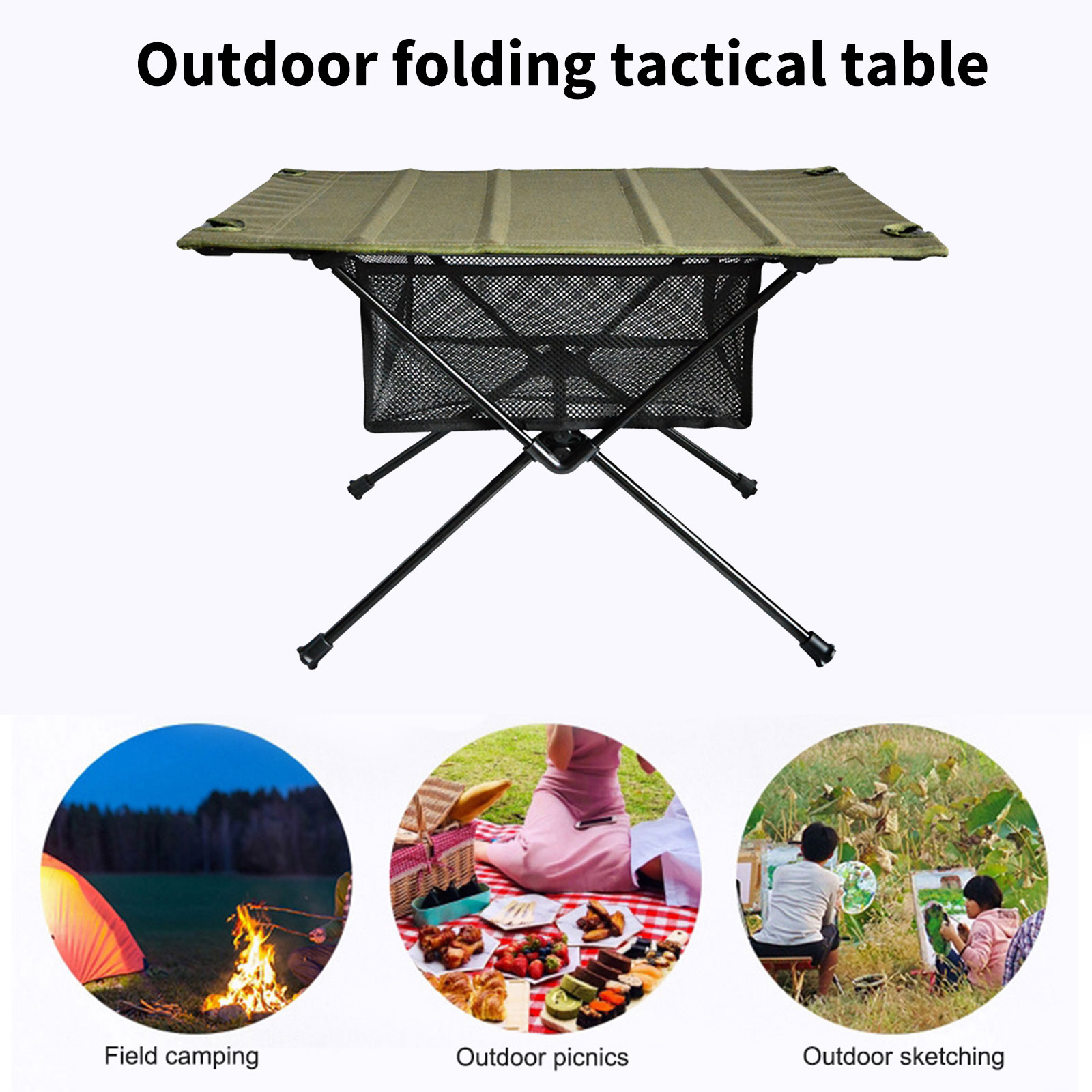 Camping Foldable Table Storage - Camping Cooking Basket 评论和价格