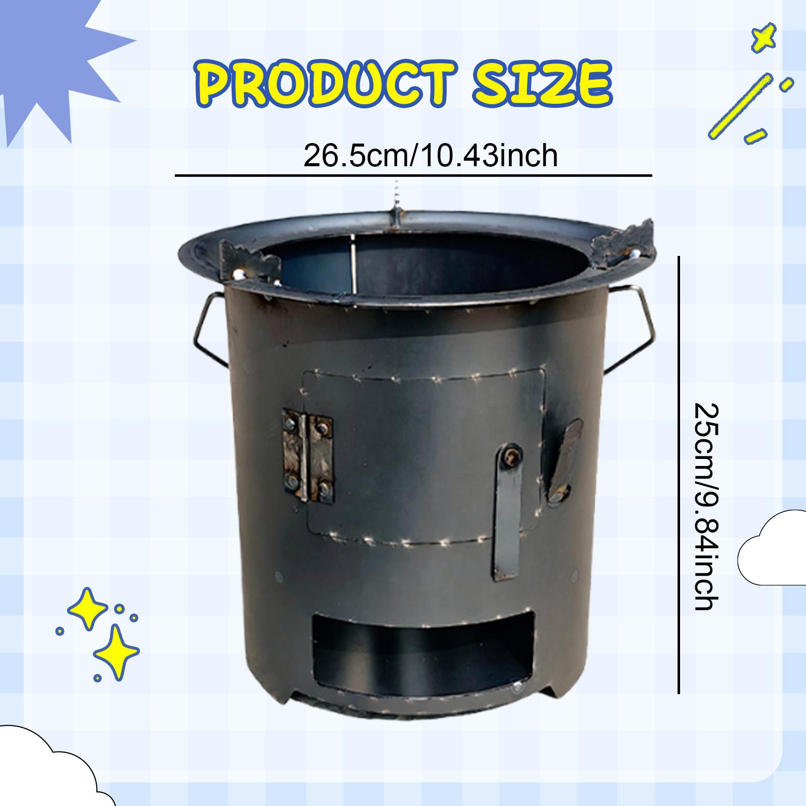 Wood Burning Furnace Cook over - Camping Cooking Over Fire 评论和价格