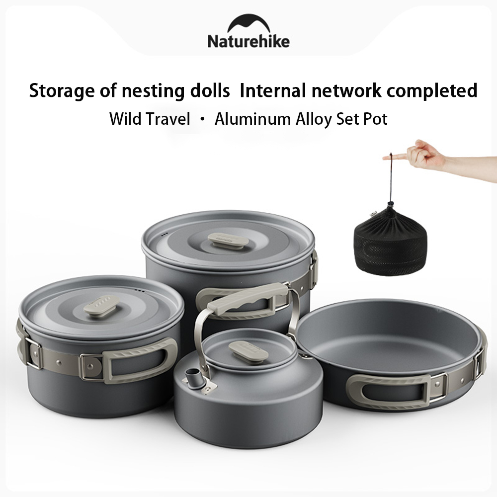 Naturehike Outdoor Pot Set,Cam - Camping Outdoor Cooking Equipment 评论和价格