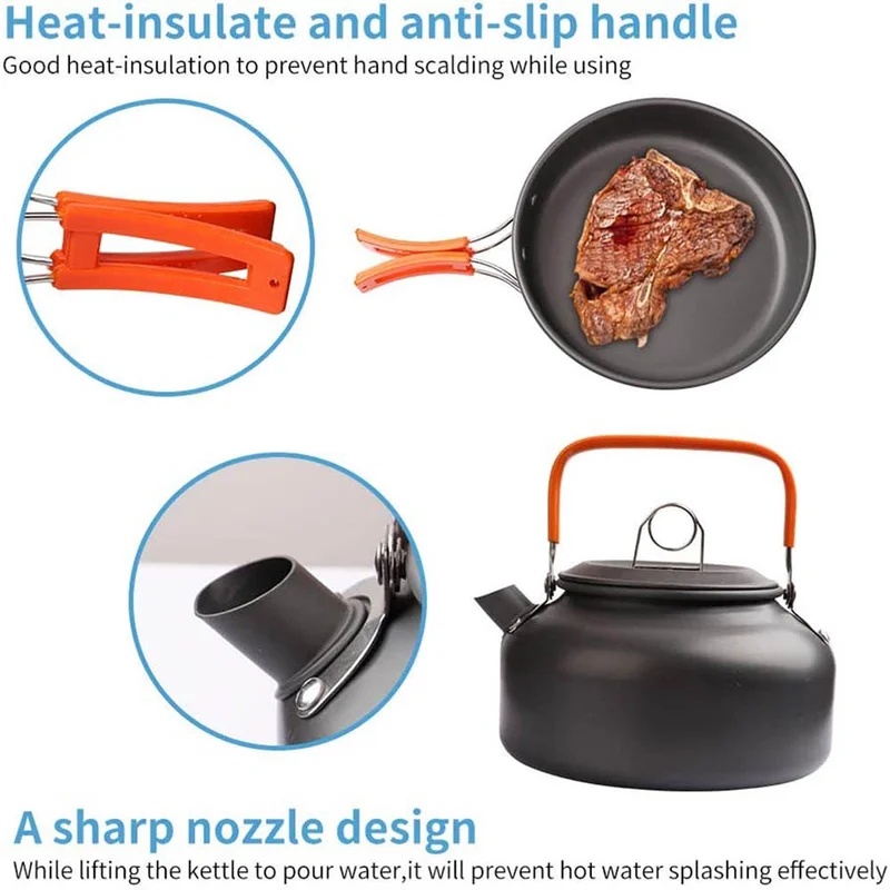 Camping Cooking set Camping Co - Camping Outdoor Cooking Equipment 评论和价格