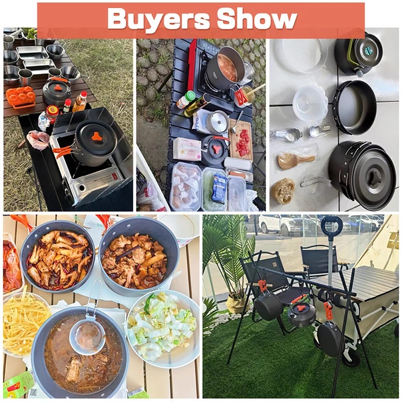 Camping Cooking set Camping Co - Camping Outdoor Cooking Equipment 评论和价格
