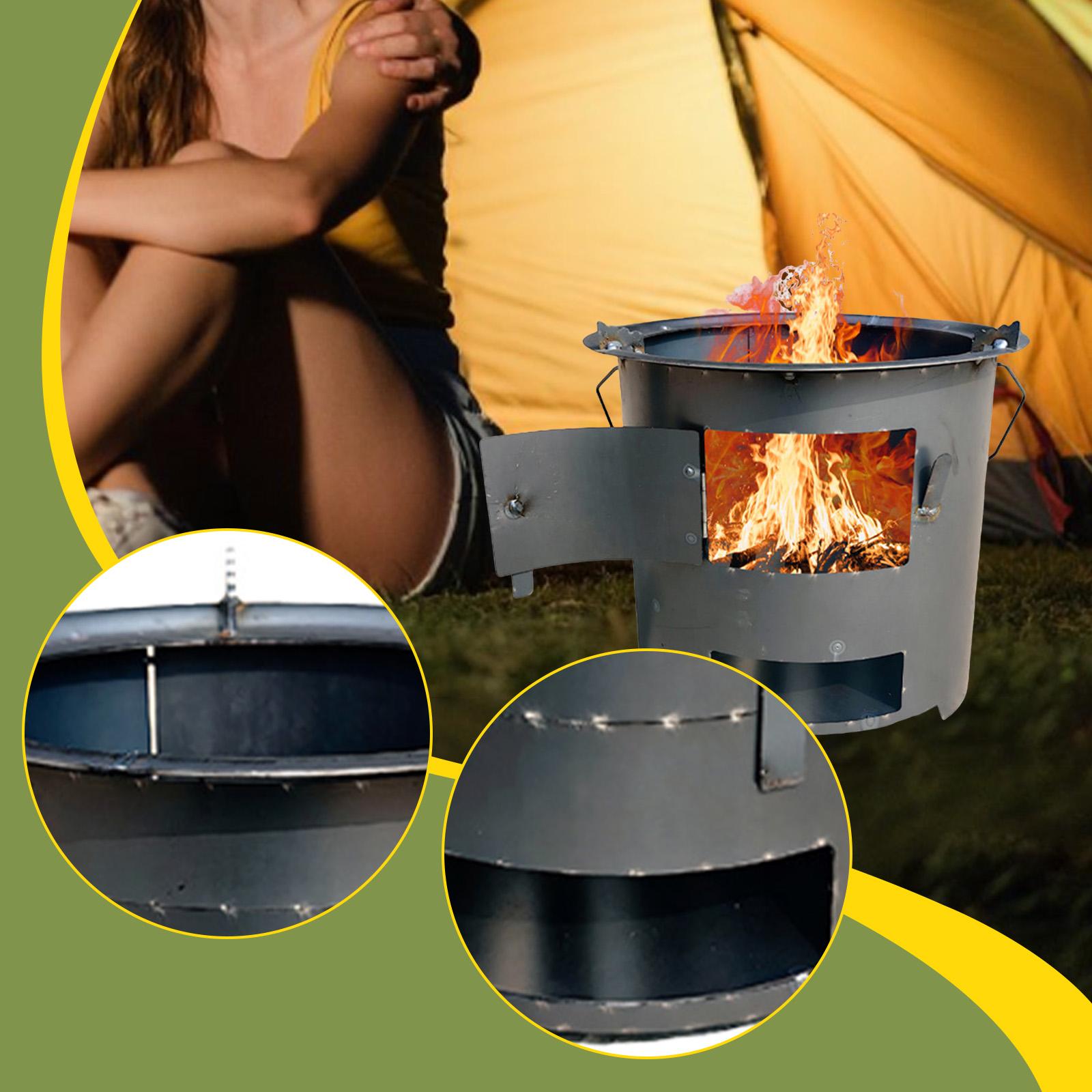 Wood Furnace Indoor Multipurpo - Camping Cooking Over Fire 评论和价格